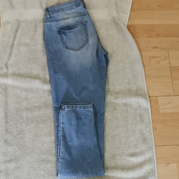 Woman pants color blue Sky - Picture 3 of 4